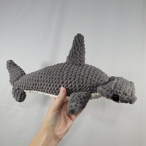 Hammerhead Shark Plushie | Handmade Crochet | Ocean Animal